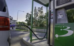 Tankstation för biogas