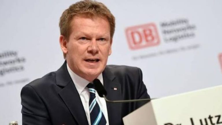 Resultatet för Deutsche Bahns pekar uppåt konstaterar koncernens vd Richard Lutz Resultatet för Deutsche Bahns pekar uppåt konstaterar koncernens vd Richard Lutz