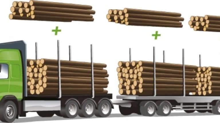 Med mer gods på fler axlar blir transporterna effektivare utan ökat vägslitage, är idén bakom de nya bruttovikter som Finland nu inför och som svenska skogsföretag drömmer om.