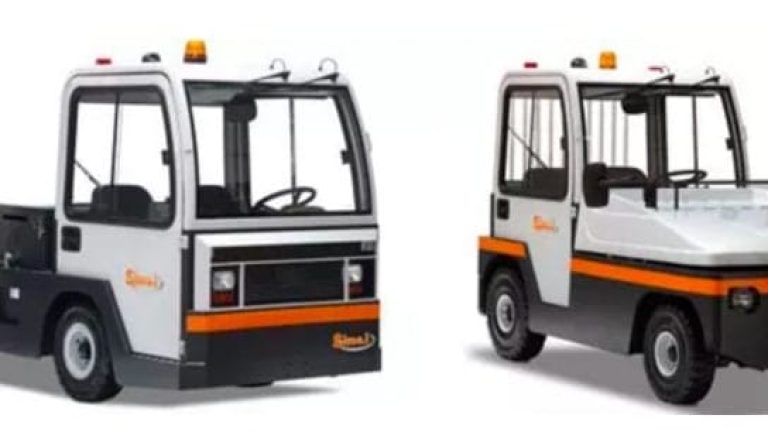 Italienska Simai tillverkar drag- och flaktruckar med en dragkapacitet på upp till 30 ton.