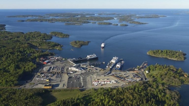 Moderniseringen av Kapellskär har pågått i tre år och kostat omkring 800 miljoner kronor.