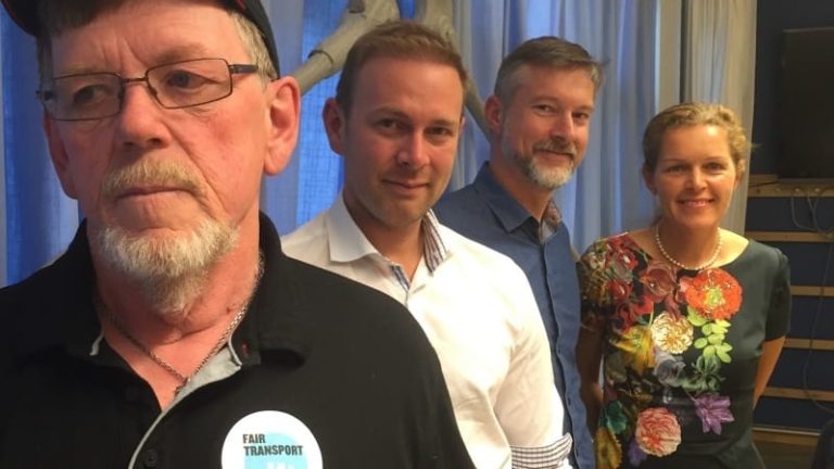 Freddy Welle, Henrik Sternberg, Magnus Andersson och Anne-Lie Lind gästar Logistikpoddstudion.