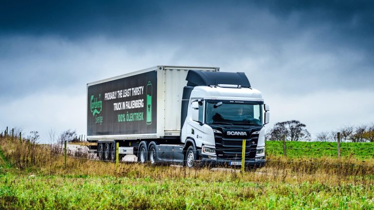 Carlsberg Sverige inleder elektrifiering av tunga transporter.