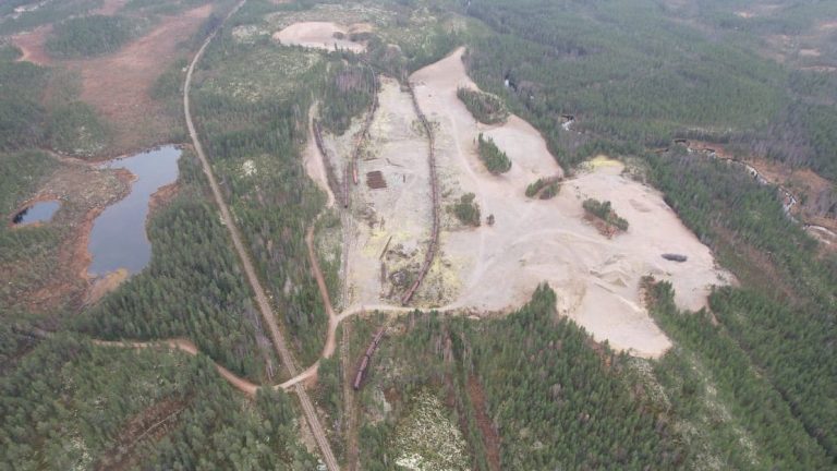 Inlandsbanans nya skogsterminal