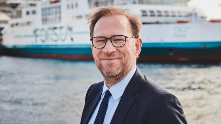 Kristian Durhuus, ny vd för Molslinjen. Kristian Durhuus, ny vd för Molslinjen.