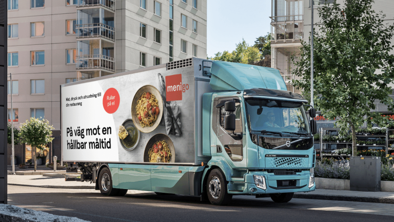 Ellastbil i stadsmiljö Ellastbil i stadsmiljö