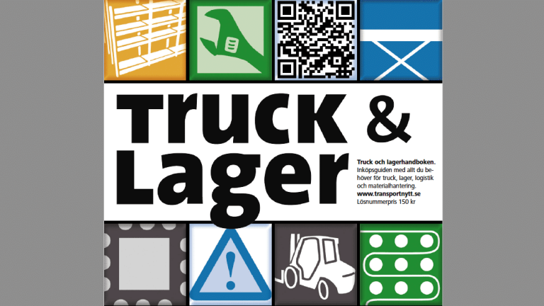 Omslaget till 2023 års upplaga av Truck- och lagerhandboken