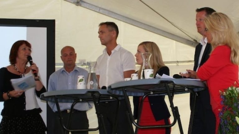 Näringslivet efterlyste en begriplig transportpolitik i Almedalen. Tågoperatörernas vd Christel Wiman (t v) var moderator. Stefan Pettersson, Transatlantic, Per Bondemark, Näringslivets Transportråd, Jessica Rosencrantz (m), Trafikutskottet, Anders Ygeman (s), Trafikutskottet och Skeppmäklarnas vd Berit Blomqvist deltog i panelen.