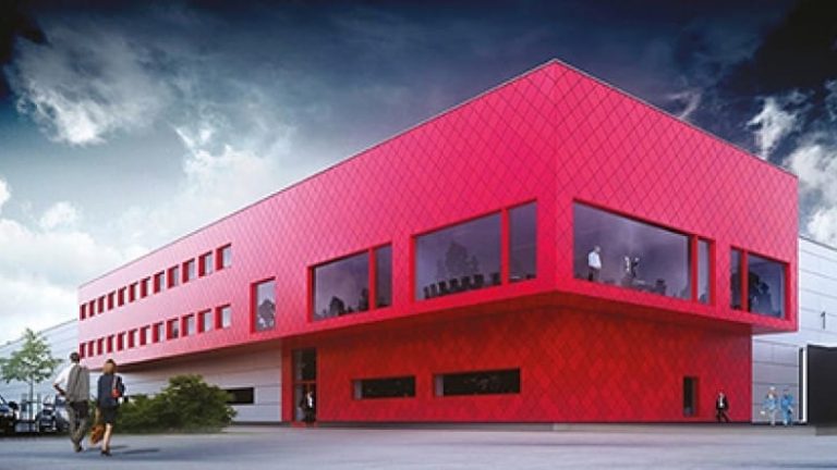 Den nya logistikanläggningen byggs av NCC och blir 20 000 km