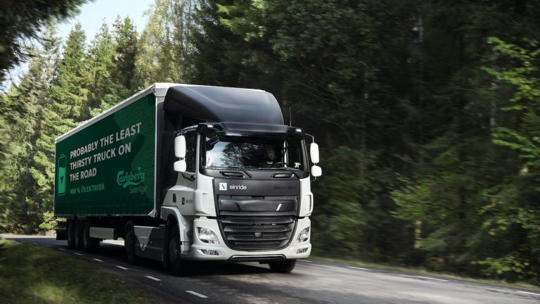 Ellastbil från Carlsberg