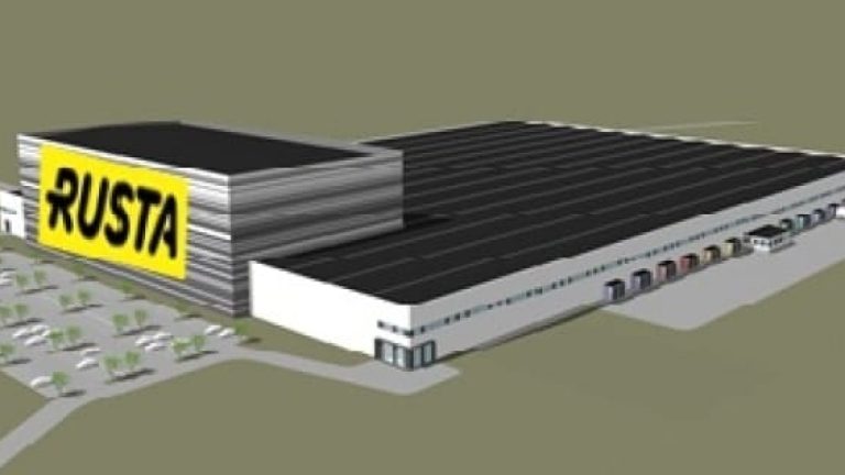 Så här tänker sig Rusta att kedjans nya lager i Norrköping ska se ut. Så här tänker sig Rusta att kedjans nya lager i Norrköping ska se ut.