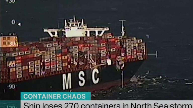 Containrar på fartyg