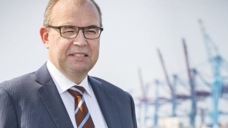 Henrik Kristensen, vd för APM Terminals i Göteborg.