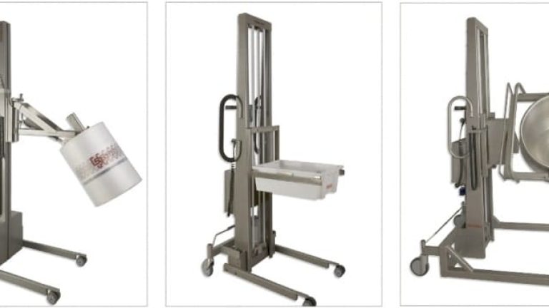Rostfria lyftvagnar hör till de varor från danska Hovmand som nu får plats hos Edmolifts internationella säljapparat.
