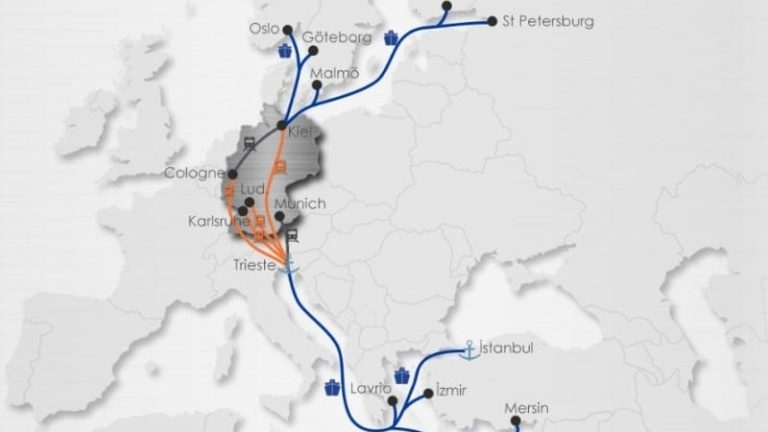 Bil–båt–tåg–båt–bil blir grundreceptet när turkiska Ekol expanderar i Norden med eget kontor i Göteborg.