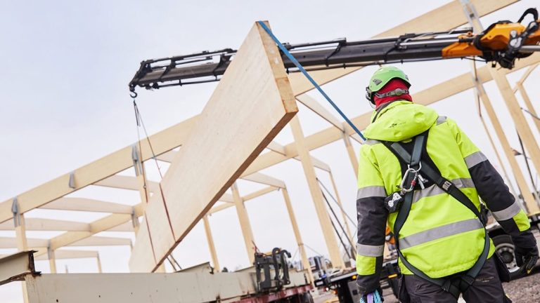 Lagerfastighet under konstruktion