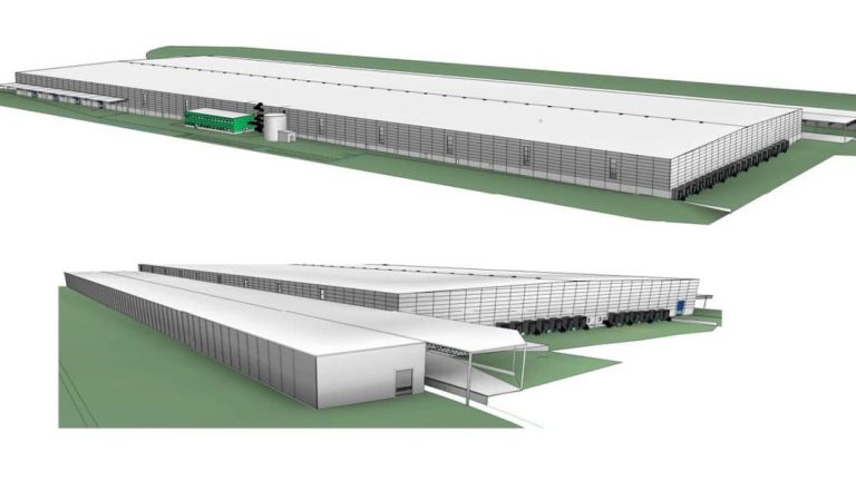 Illustration av en ny omlastningsterminal