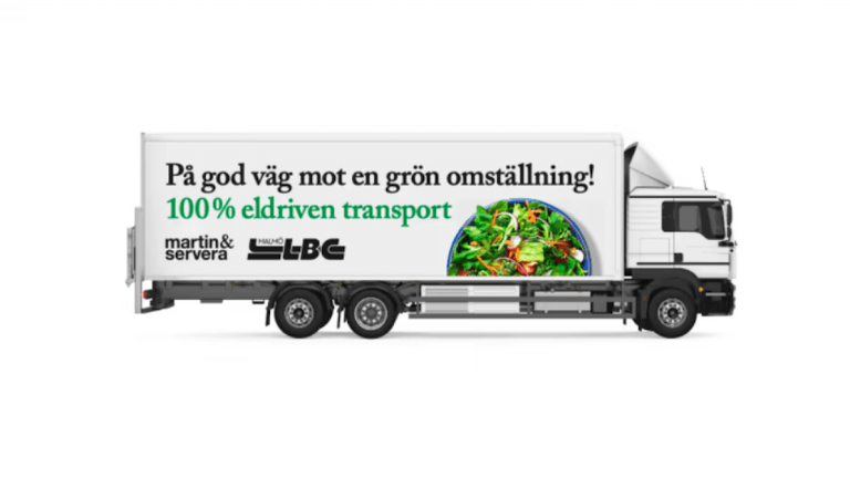 En Volvo FE Electric-lastbil