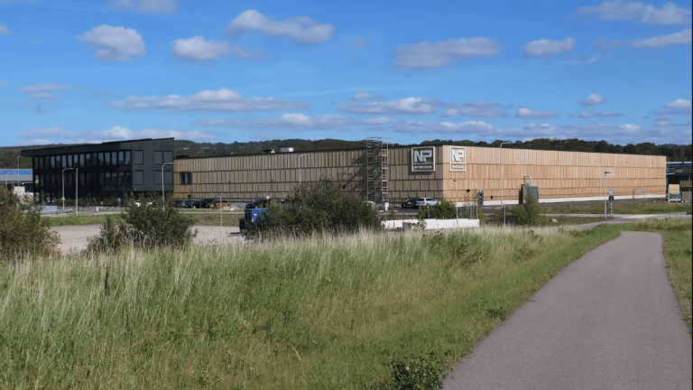 I NP Nilssons nya anläggning kommer ca 70 av företagets 200 anställda att arbeta.