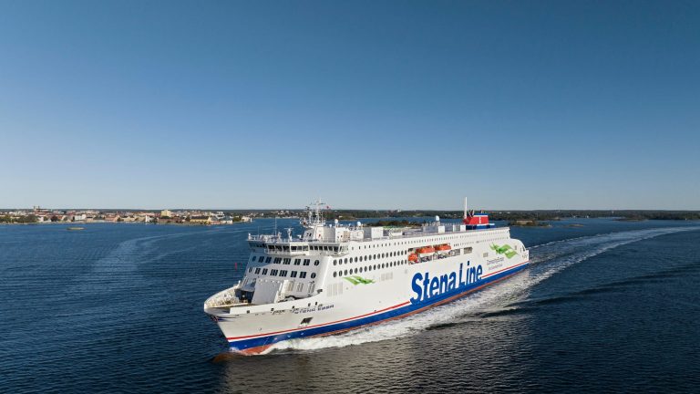 Stena Lines nya fartyg Stena Ebba ska gå i trafik på linjen Karlskrona-Gdynia.