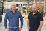 Martin Andersson och Stefan Hansson från Merlinum Forklift.