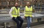 Casper Ödeen (t v) är utvecklingschef hos Powers logistikbolag Power International Logistics och Ulrika Onselius är logistikbolagets vd.